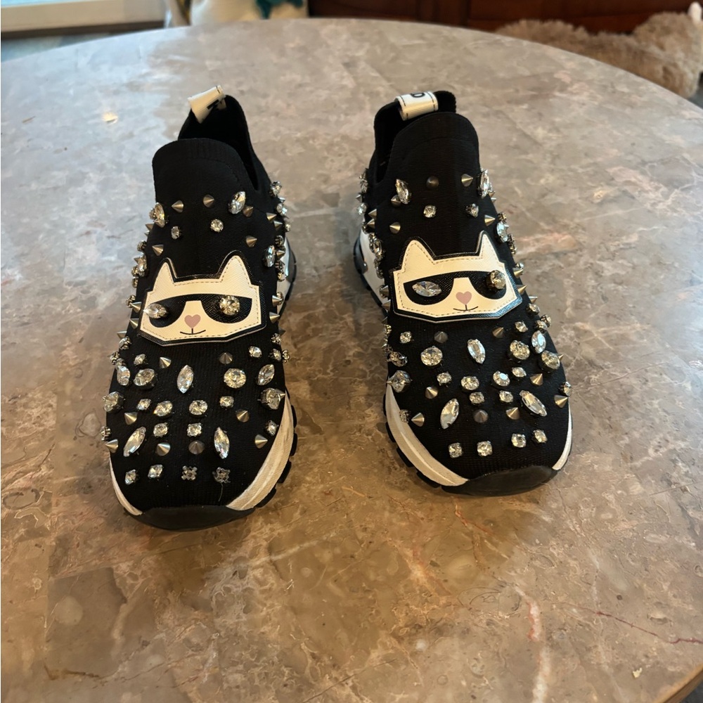 Karl Lagerfeld slip on tennis Shoes